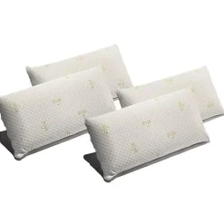 Eccox Oreiller - - Mousse à mémoire Soja - 80 x 40 cm - Fermeté moyenne - Ergonomique