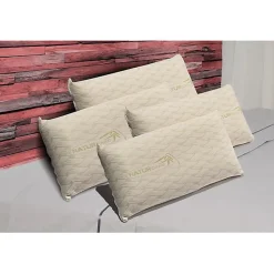 Eccox Oreiller - - Natur Care - 70 x 40 cm - Mousse à mémoire - Housse amovible - Beige