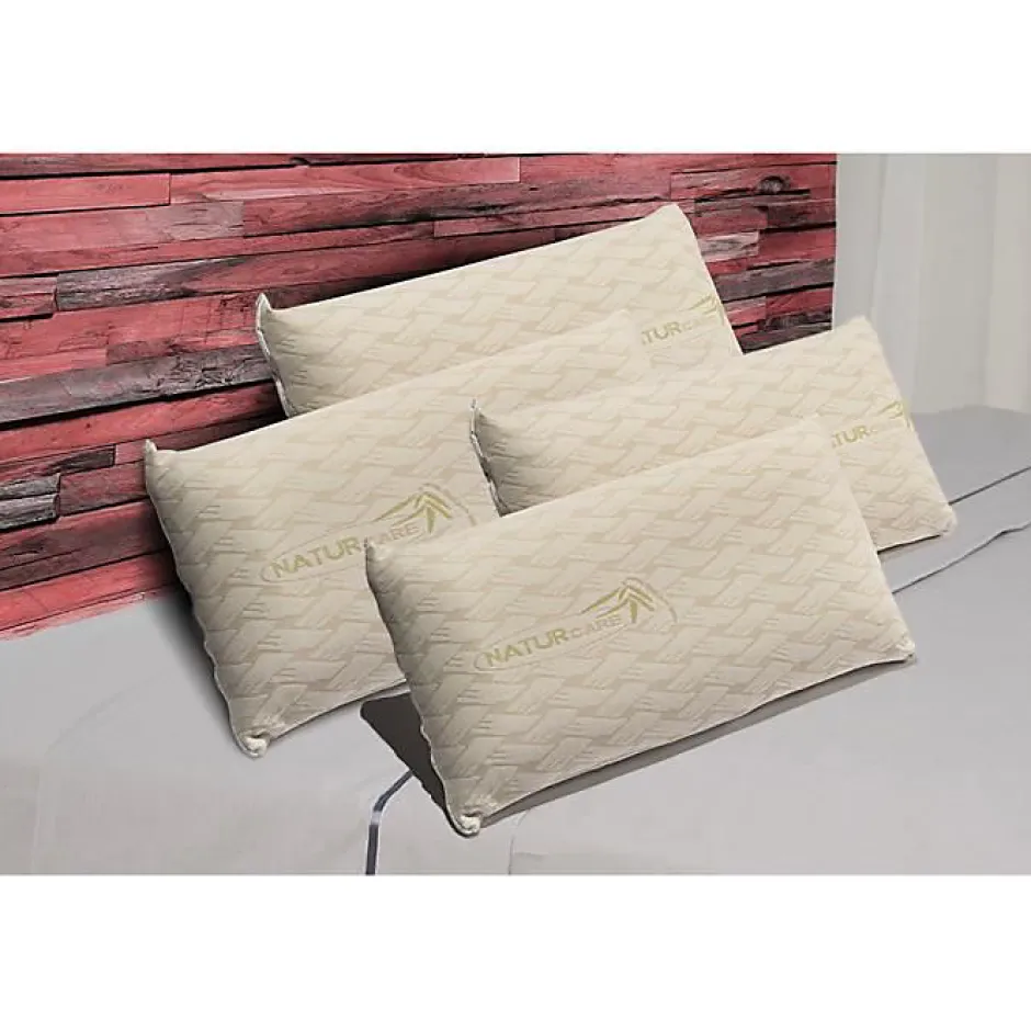 Eccox Oreiller - - Natur Care - 60 x 40 cm - Mousse à mémoire - Housse amovible - Beige Best