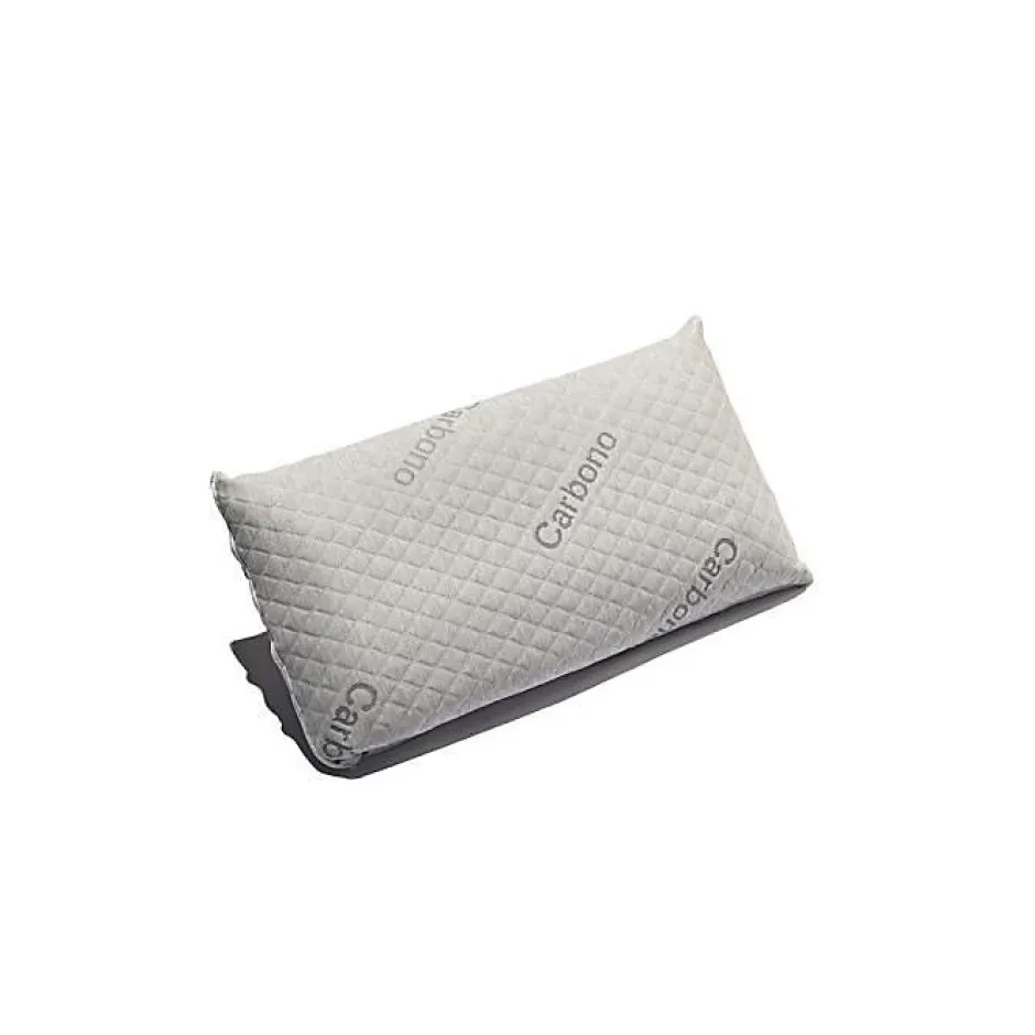 Eccox Oreiller - - Pack de 2 - 150 x 40 cm - Fermeté Moyenne - Mousse à Mémoire de Carbone Discount