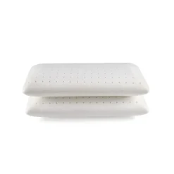 Eccox Oreiller - - Pack de 2 - 70x40 cm - Mousse à mémoire - Fermeté moyenne - Anti-acariens