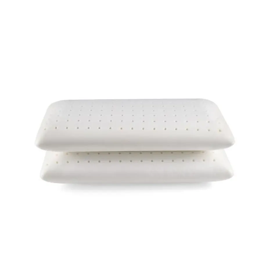 Eccox Oreiller - - Pack de 2 - Mousse à mémoire - 150x40 cm - Fermeté moyenne - Anti-acariens
