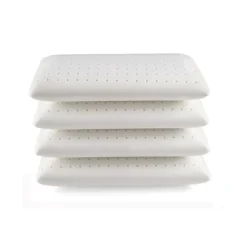 Eccox Oreiller - - Pack de 4 - 80x40 cm - Fermeté Moyenne - Mousse à Mémoire de Forme