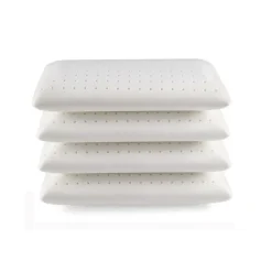 Eccox Oreiller - - Pack de 4 - 150x40 cm - Mousse à mémoire - Fermeté moyenne - Anti-acariens Clearance
