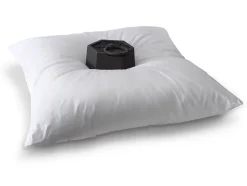 Vente-unique Oreiller 60 x 60 cm de DREAMEA - 600 gr - MARIN