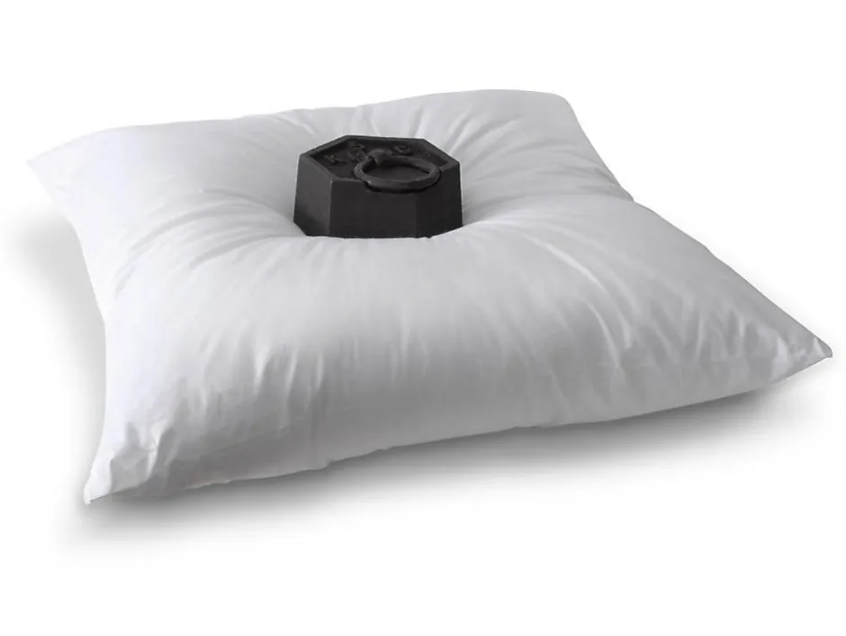 Vente-unique Oreiller 60 x 60 cm de DREAMEA - 600 gr - MARIN