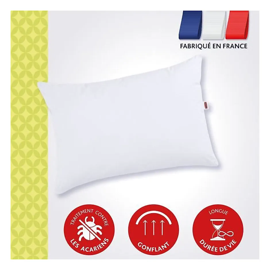 Dodo Oreiller anti-acariens 50x70 cm - 100% Polyester -