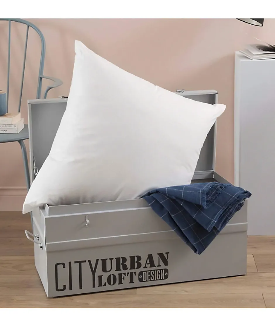 Toison d'Or Oreiller Carré Percale Traité ULTRAFRESH (65x65 cm - Blanc)