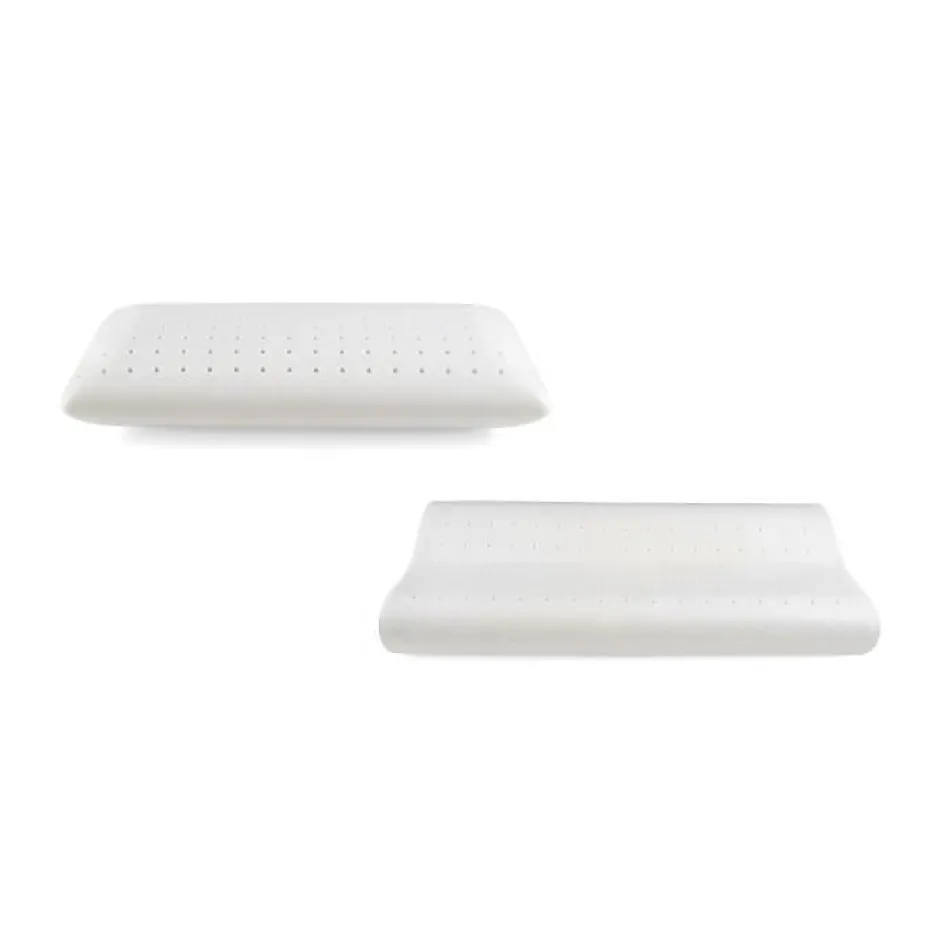 Eccox Oreiller Cervical - - Pack Oreiller Perforé Visco - Fermeté Moyenne - 40x70cm - Ergonomique Discount