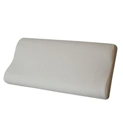 Eccox Oreiller Cervical - - Pack de 2 - Mousse à Mémoire - 40x70 cm - Ergonomique - Blanc