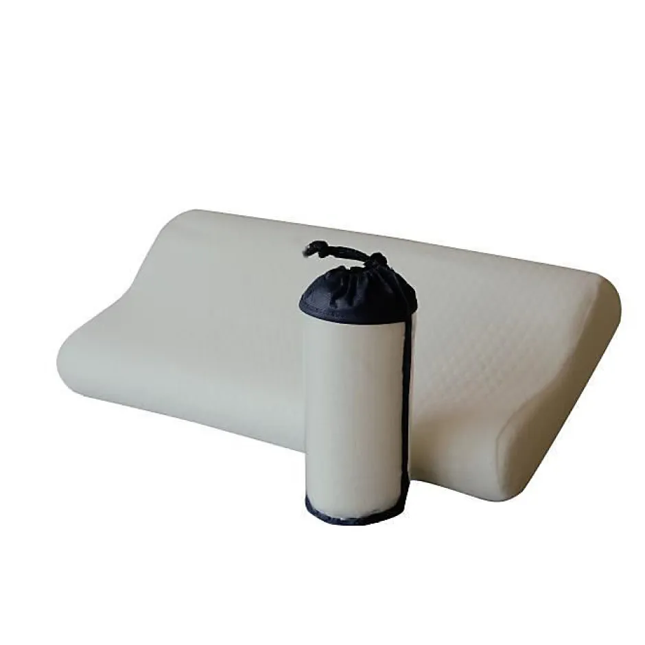 Eccox Oreiller cervical - - Perforé - 40 x 70 x 13 cm - Mousse à mémoire - Fermeté moyenne