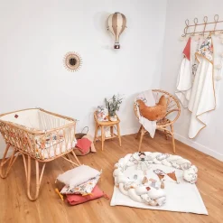 Sevira Kids Oreiller coussin plat réversible Néo Vintage