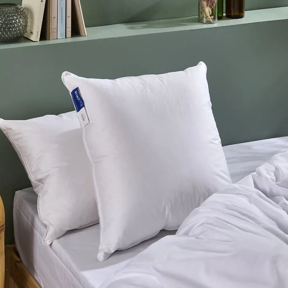 Bleu Calin Oreiller Duvet Moelleux 50x70cm 90% DUVET DE CANARD Hot