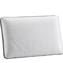 Herzberg Oreiller en bambou à mémoire de forme HG3D6040-WHT Discount