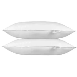 Homescapes Oreiller en microfibre 40 x 80 cm - lot de 2 -