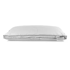Homescapes Oreiller en microfibre et coton damassé, 50 x 75 cm -