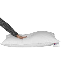 Homescapes Oreiller en plumes et duvet de canard 40 x 80 cm - lot de 2 -