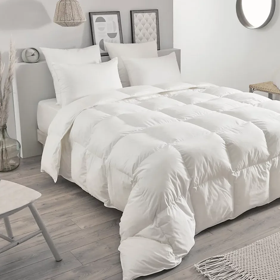 Toison d'Or Oreiller en plumettes et duvet (50x70 cm - Blanc) Hot