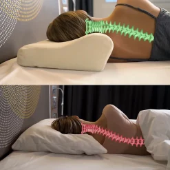 Inphysio Oreiller ergonomique de luxe avec taie d'oreiller rafraîchissante 3 taies d'oreiller Sale