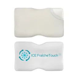Inphysio Oreiller ergonomique de luxe avec taie d'oreiller rafraîchissante 3 taies d'oreiller