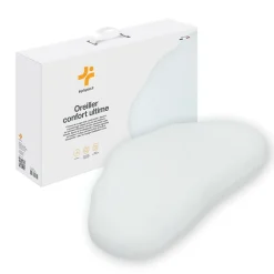 Inphysio Oreiller ergonomique en forme de nuage - mousse à mémoire de forme - 57x35x12 - Sale