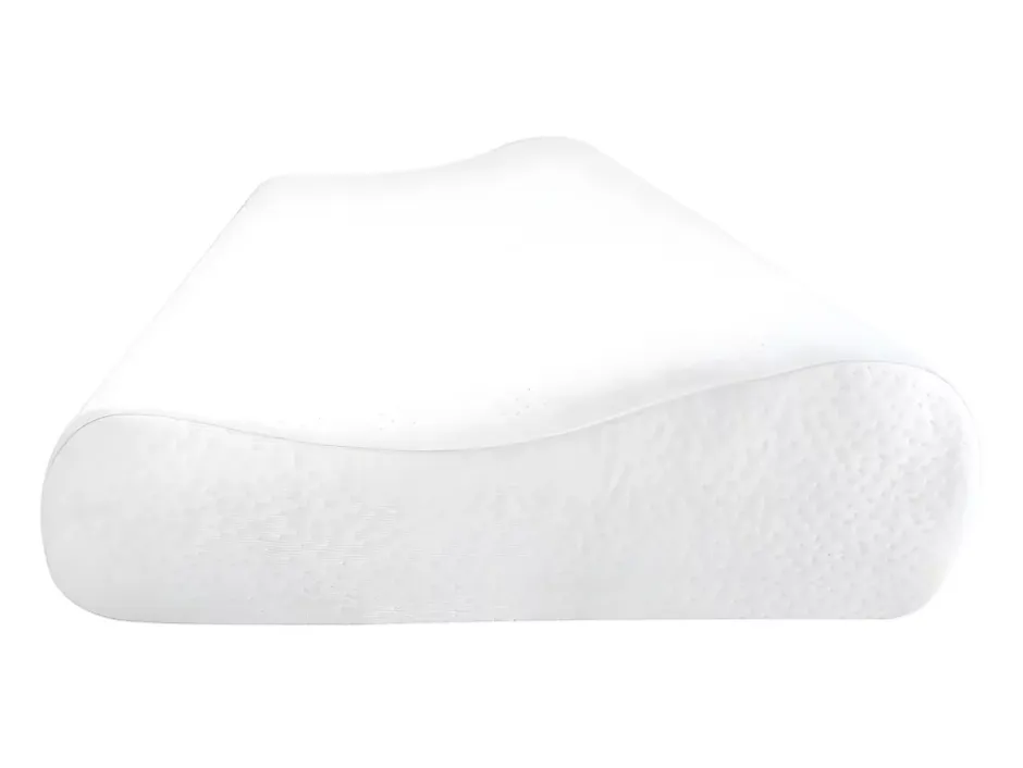 Vente-unique Oreiller ergonomique mémoire de forme 30 x 50 cm de YSMÉE - Blanc- SLEEPY Outlet
