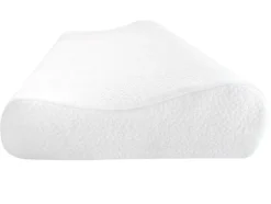 Vente-unique Oreiller ergonomique mémoire de forme 30 x 50 cm de YSMÉE - Blanc- SLEEPY Outlet