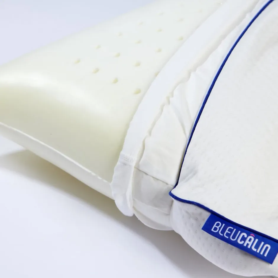 Bleu Calin Oreiller Ergonomique 50x70cm Mémoire de Forme BIO Sale