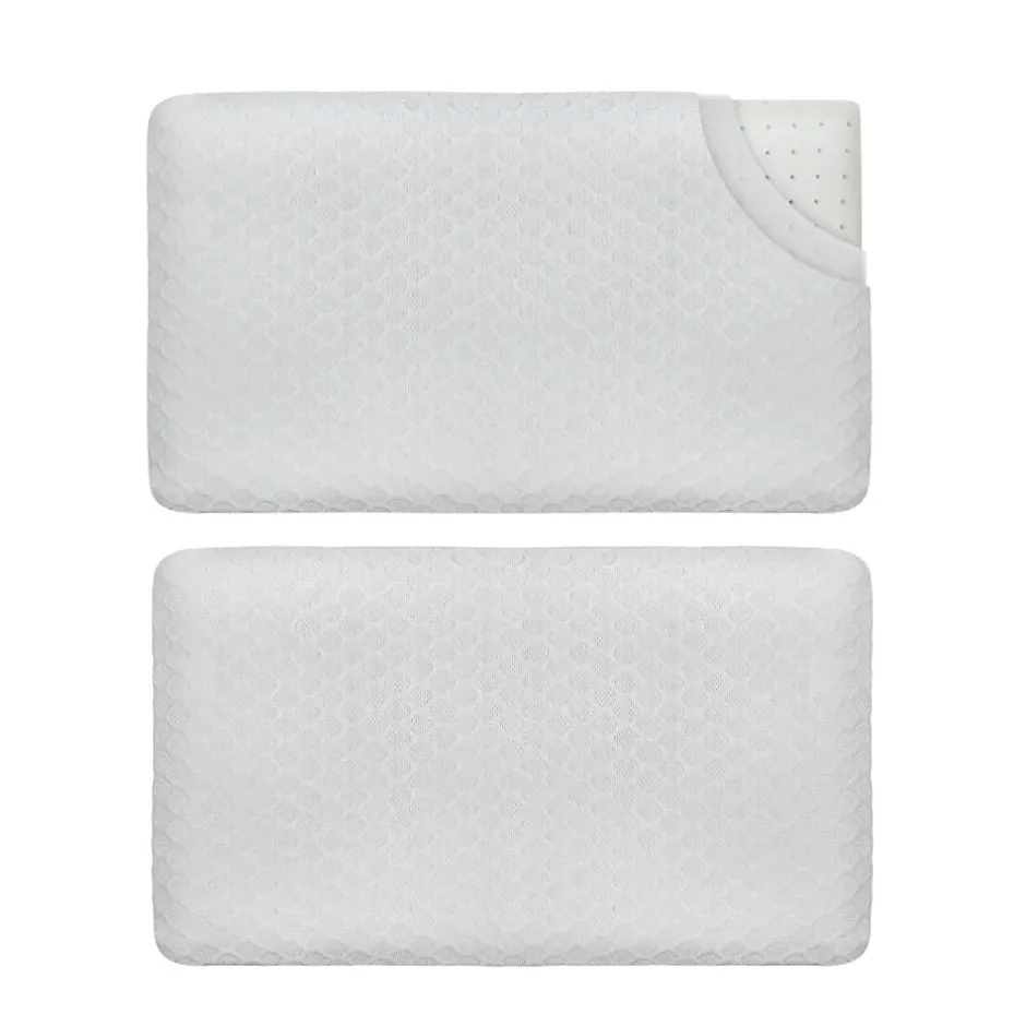 Inphysio Oreiller extra plat pour personnes qui dorment sur le ventre s et taie en bambou extra 50x30x5,5 Best