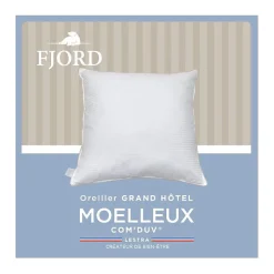 Lestra Oreiller Fjord Grand Hotel moelleux coton satin 50x70 New