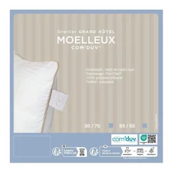 Lestra Oreiller Fjord Grand Hotel moelleux coton satin 65x65 Hot
