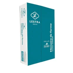 Lestra Oreiller Fjord Relaxation 40x60x12 mémoire de forme blanc Clearance