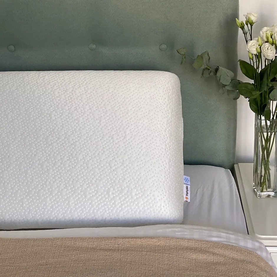 Inphysio Oreiller infusé au gel rafraîchissant - 60x40 - ClimaConfort ICE