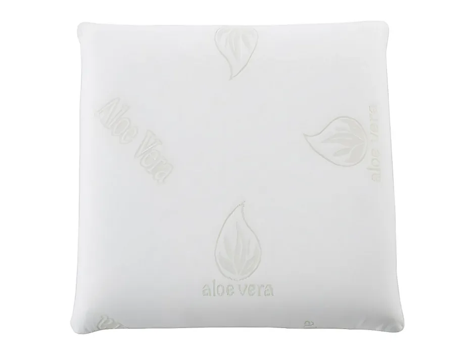 Vente-unique Oreiller mémoire de forme DOUCEUR d' ALOE VERA de NATUREA - 60 x 60 cm