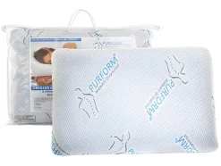 Vente-unique Oreiller mémoire de forme 40 x 60 cm anti acariens PURFORM - SIRONA
