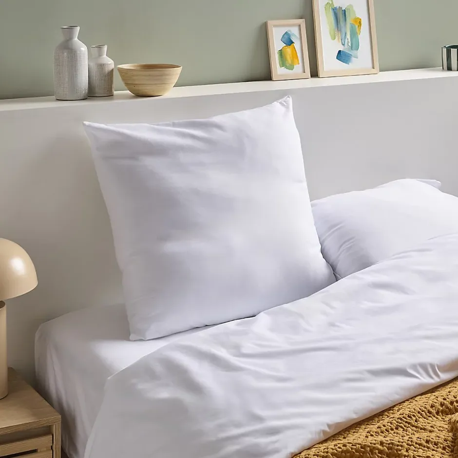 Bleu Calin Oreiller Moelleux 60x60cm ANTI-ACARIENS Traitement Naturel Best