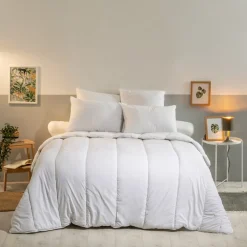 Bleu Calin Oreiller Moelleux 60x60cm ANTI-ACARIENS Traitement Naturel Best