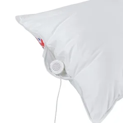 Homescapes Oreiller musical en duvet et en plumes de canard ultra moelleux 50 x 75 cm - Hot