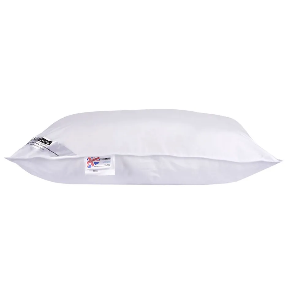 Homescapes Oreiller musical synthétique microfibre confort souplemoyen blanc 50 x 75 cm - Hot