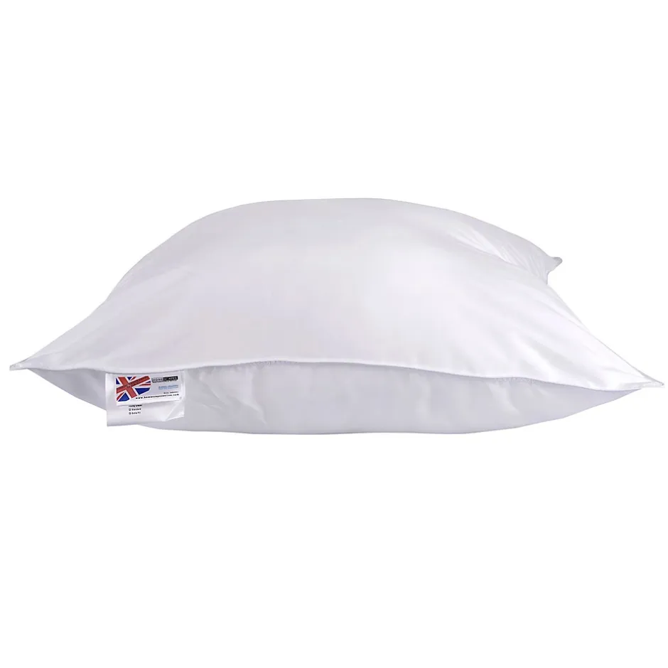 Homescapes Oreiller musical synthétique microfibre confort moelleux blanc 65 x 65 cm -