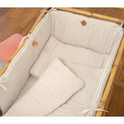 Sevira Kids Oreiller plat en gaze de coton Jeanne