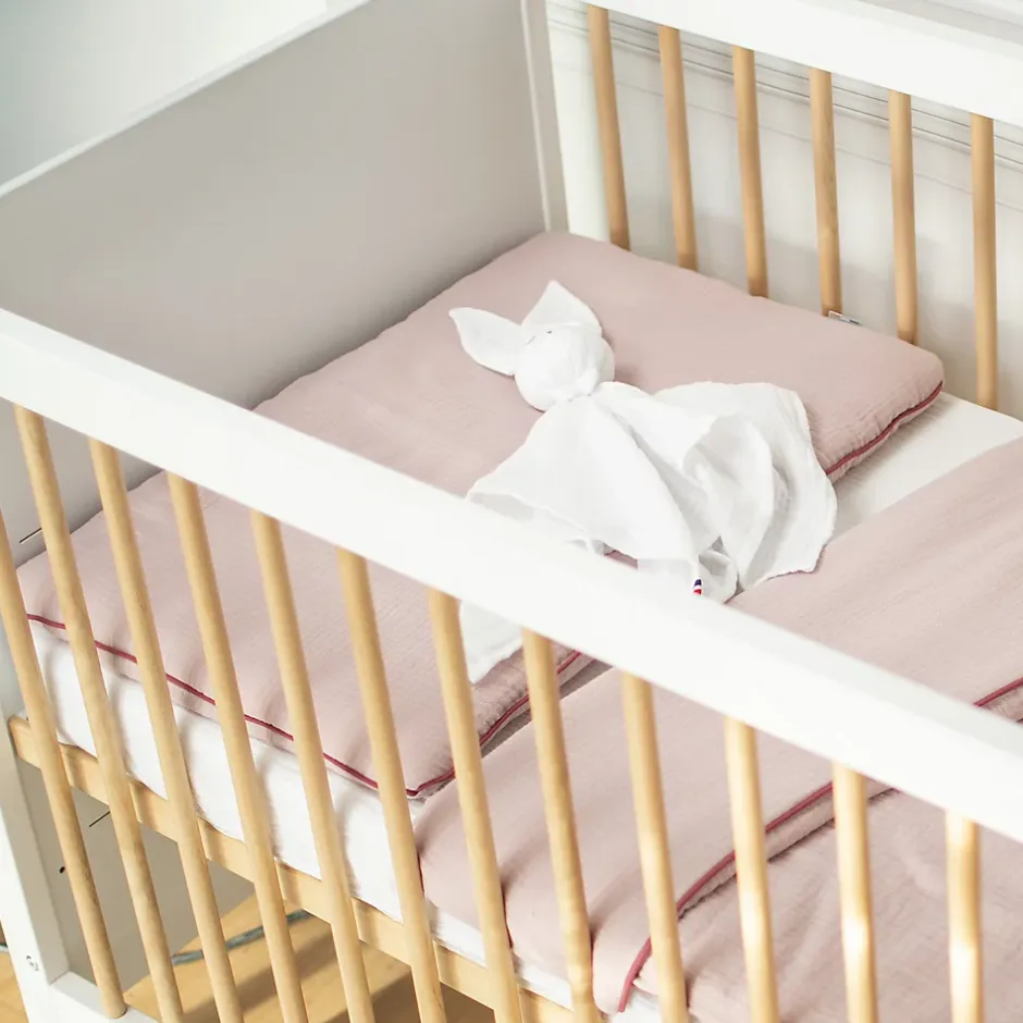 Sevira Kids Oreiller plat en gaze de coton Jeanne Best