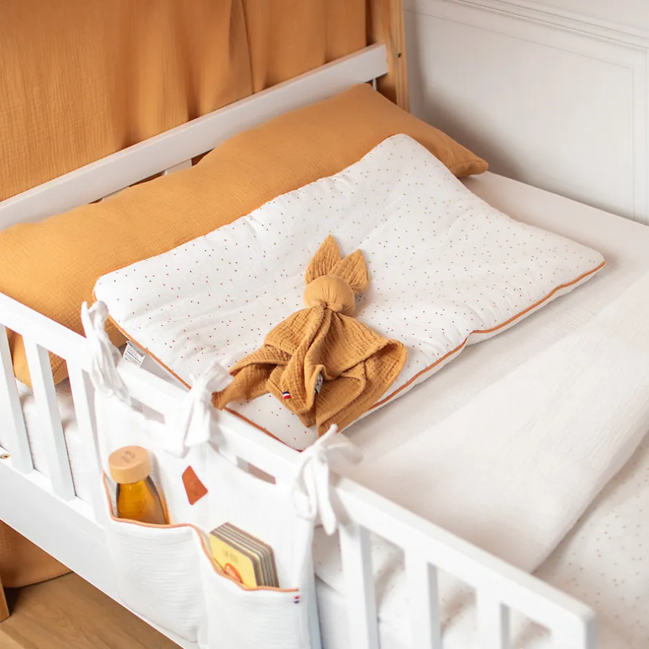 Sevira Kids Oreiller plat en gaze de coton Jeanne