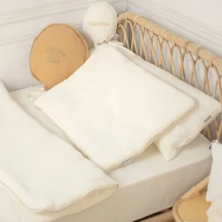 Sevira Kids Oreiller plat en gaze de coton Jeanne
