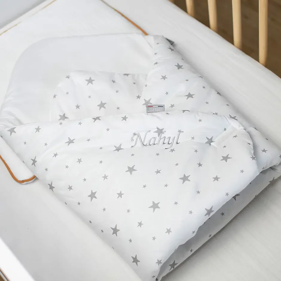 Sevira Kids Oreiller plat en gaze de coton Jeanne Best
