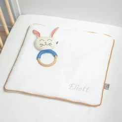 Sevira Kids Oreiller plat en gaze de coton Jeanne Best