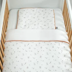 Sevira Kids Oreiller plat réversible en gaze de coton Melody Clearance