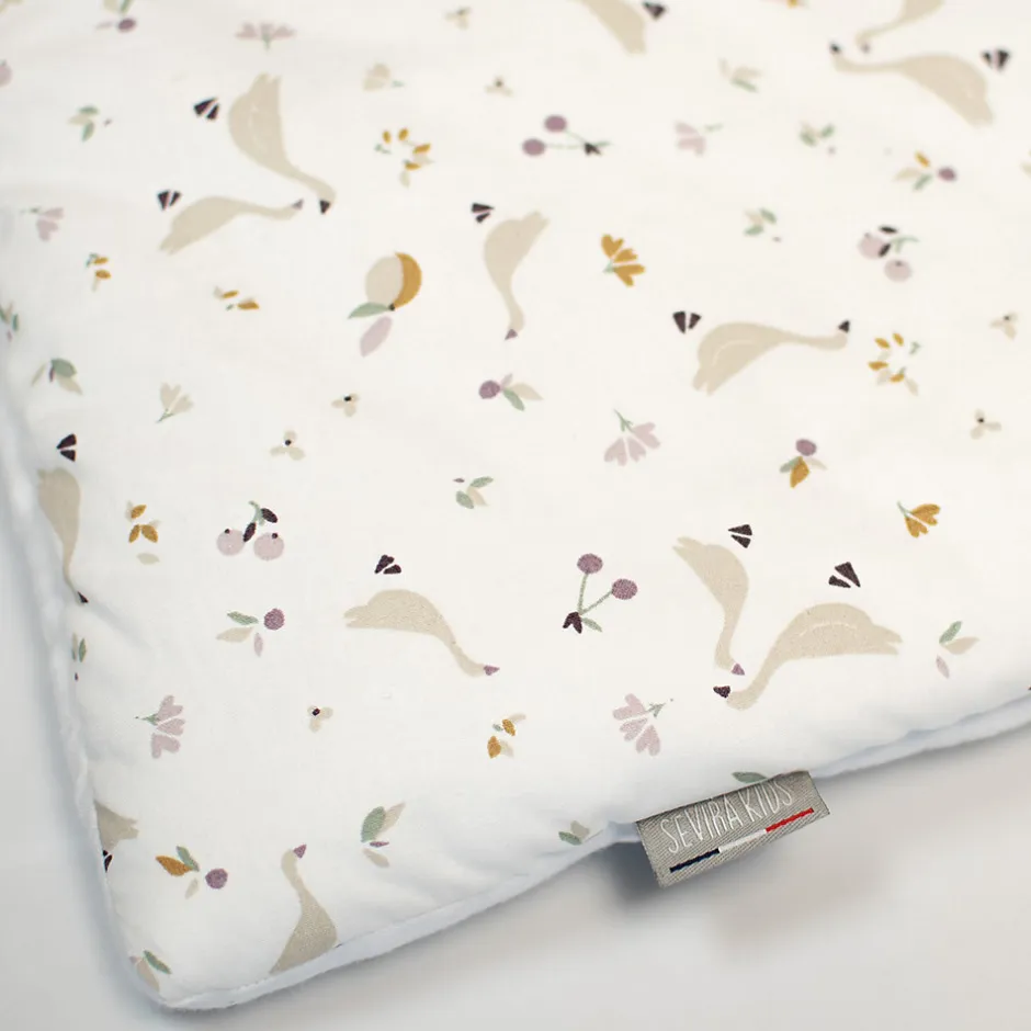 Sevira Kids Oreiller plat réversible en coton Sidonia