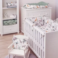 Sevira Kids Oreiller plat réversible en coton Safari