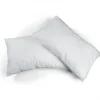 Promolinge Oreiller rectangulaire ou carré moelleux 100% Polyester Fibres Creuses Coussin Promo Linge 50x70 cm Lot de 2